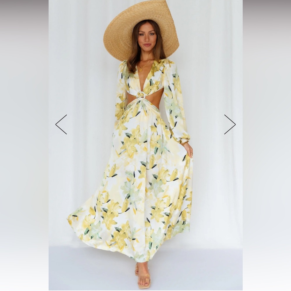 Hello Molly Relentlessly Beautiful Maxi Dress size 6 (medium)